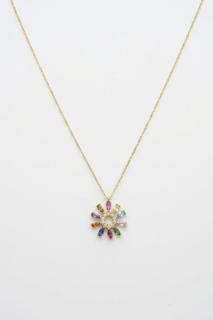 Fleur Multicolore Kolye